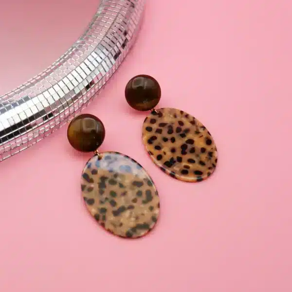 Boucles d'oreilles léopard - Odette