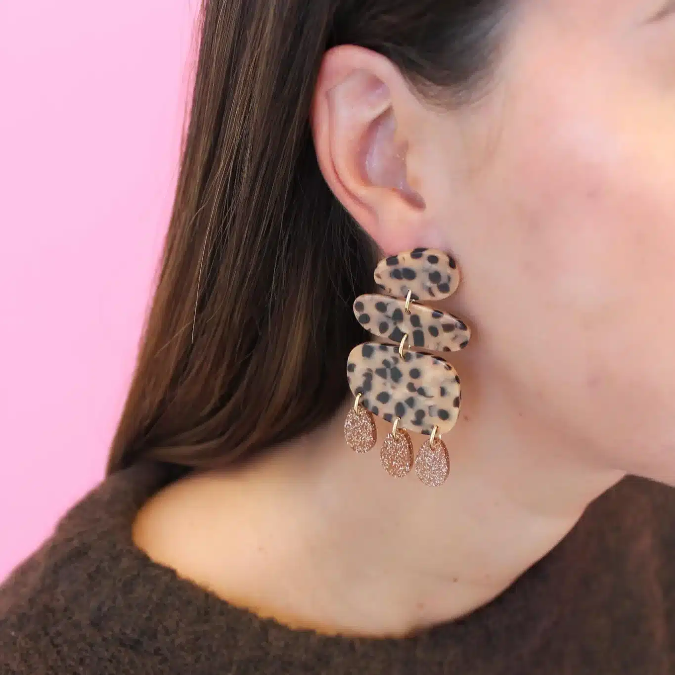 Boucles d'oreilles pendantes - odette