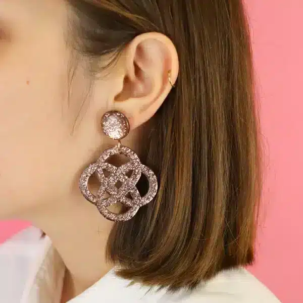 Boucles d'oreilles paillettes - Odette