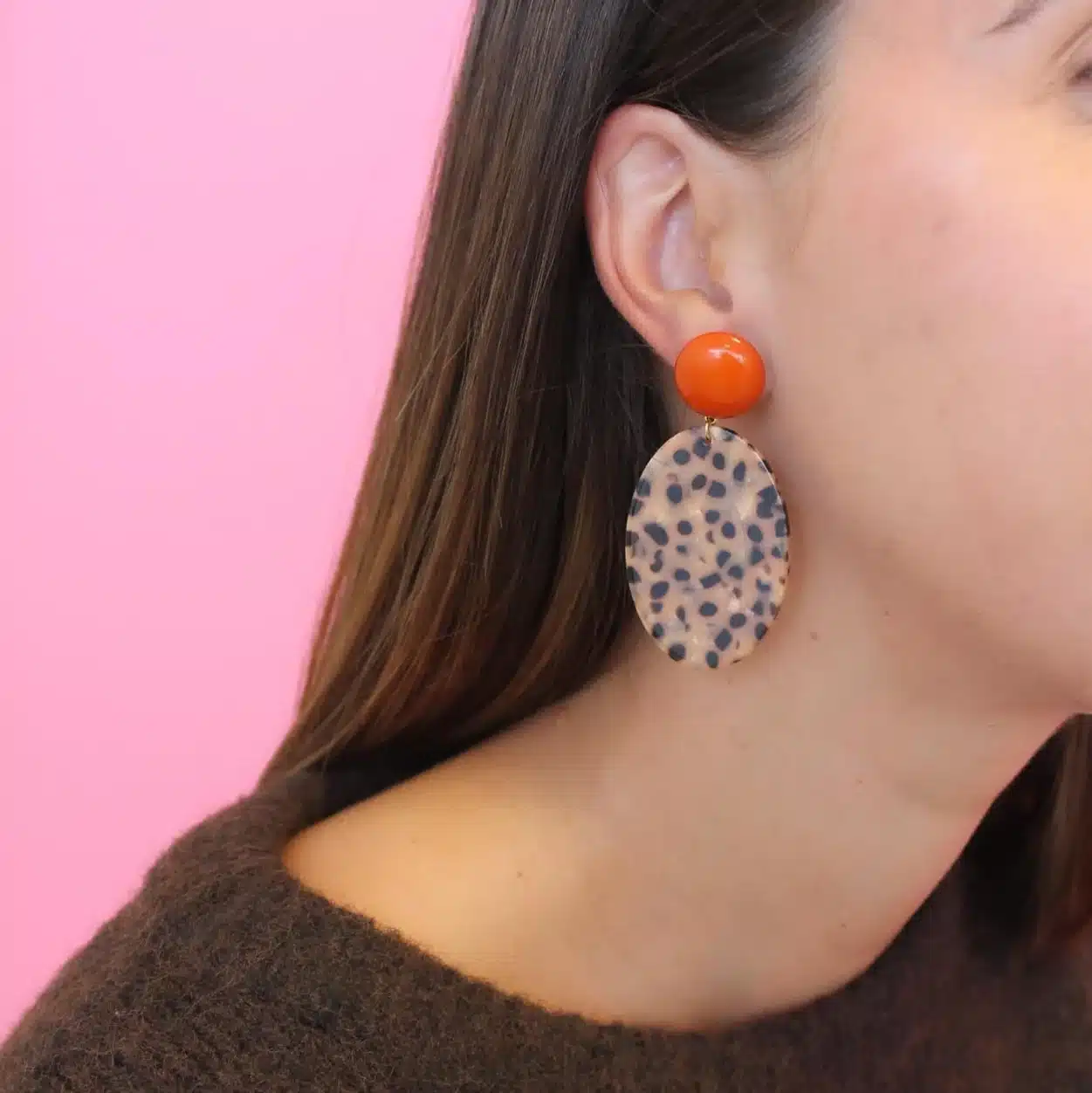 Boucles d'oreilles colorées - Odette