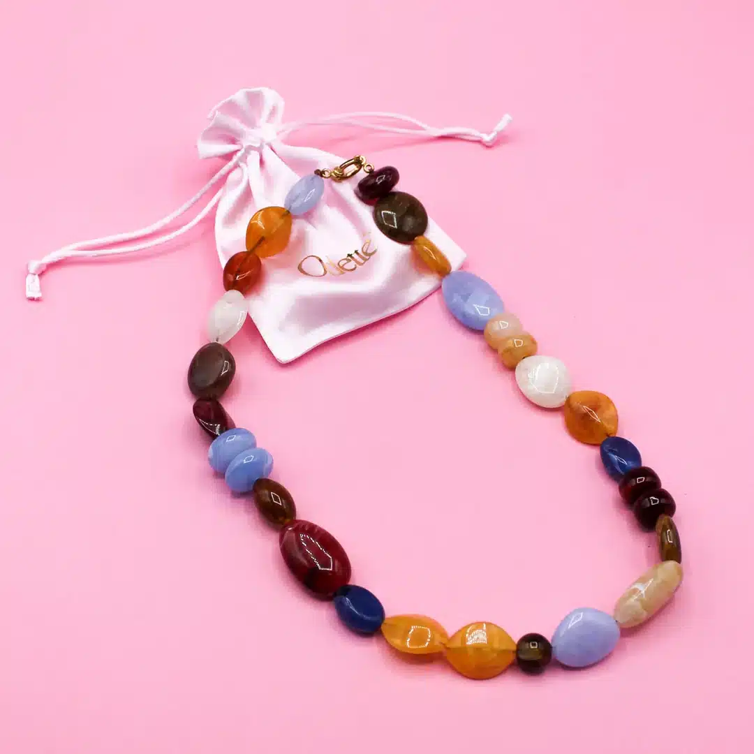 Collier Palma - Multicolore Automnal - Odette – Image 3