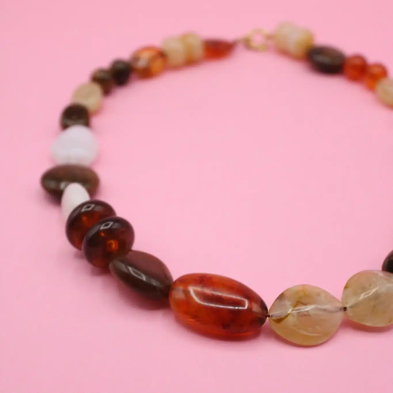 Collier Palma - Multicolore marron - Odette – Image 2