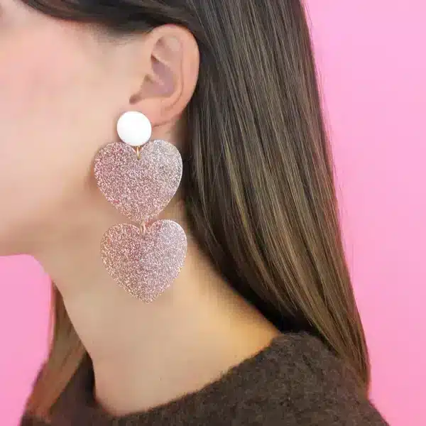 Boucles d'oreilles paillettes - Odette