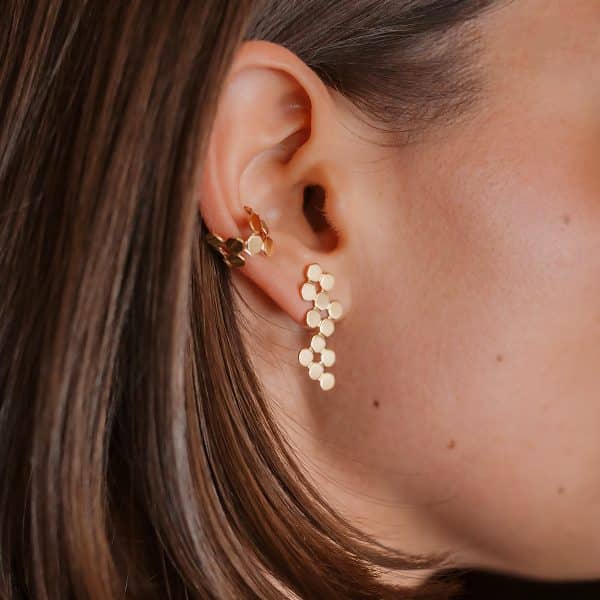 Boucles d'oreilles dorées - Marie Duvert