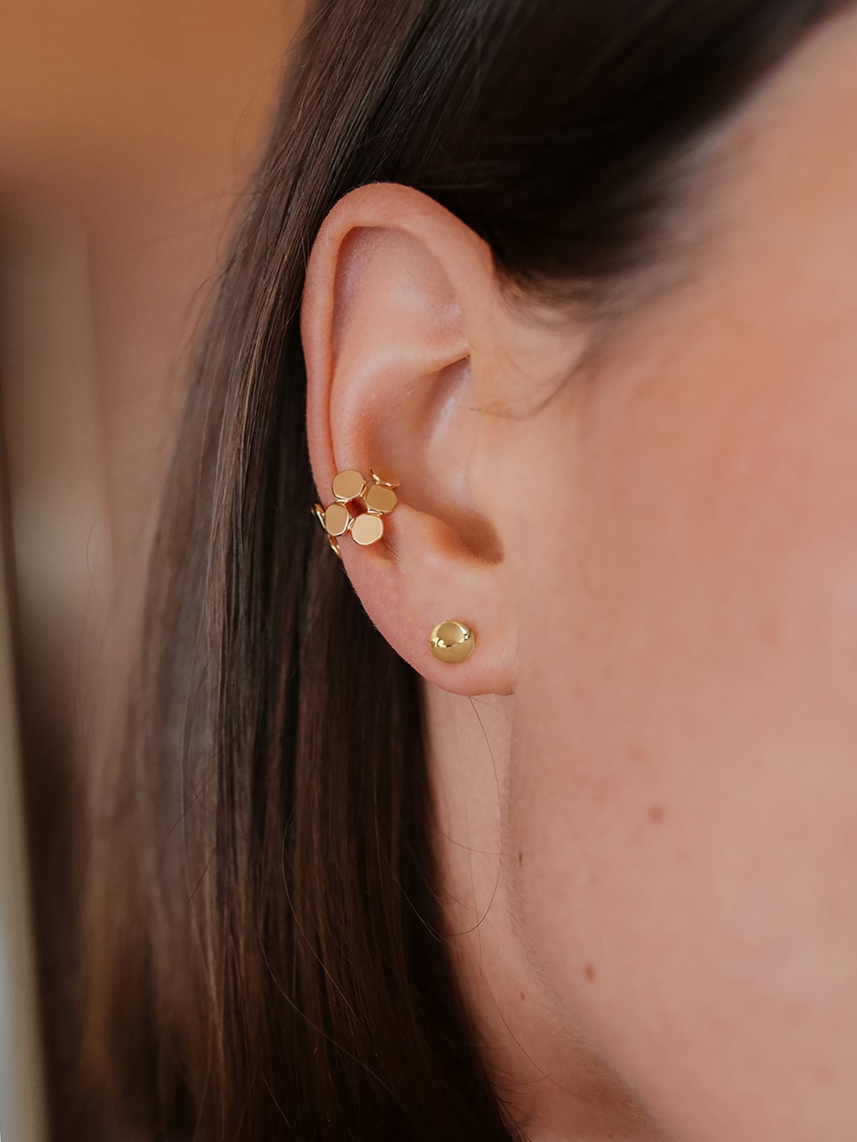 Earcuff doré