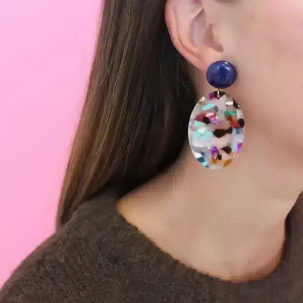 Boucles d'oreilles pendantes - Odette