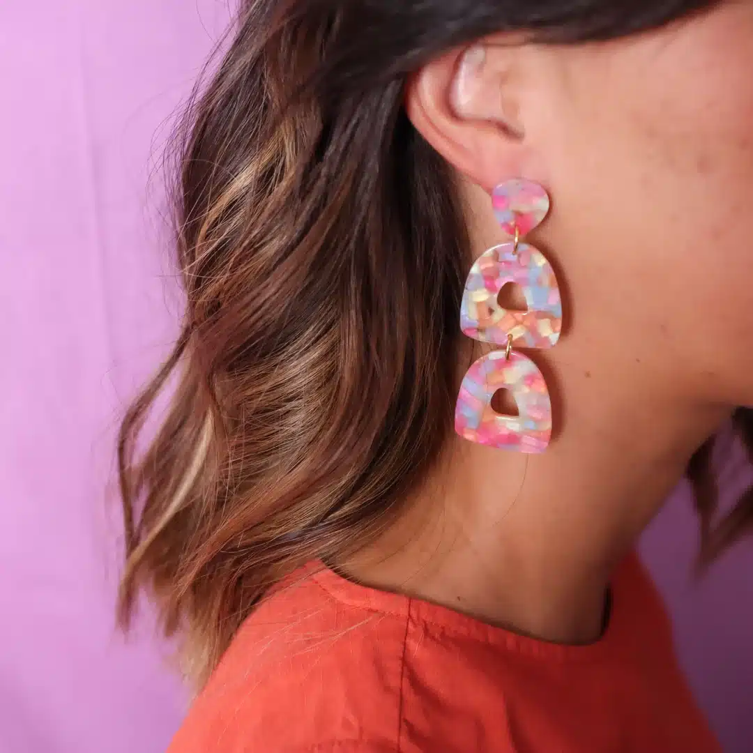 Boucles d'oreilles pendantes - Odette